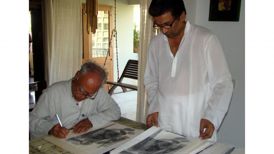 2. Shanti Dave - Signing Serigraph