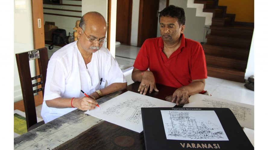 2. Yashwant Shirwadkar - Signing Serigraph