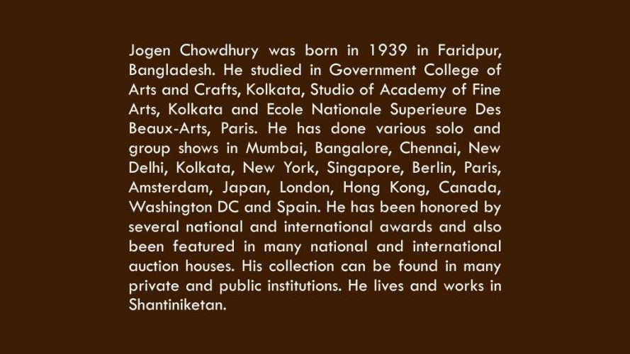 3 - Jogen Chowdhury - Bio Data - DRS Arts Company