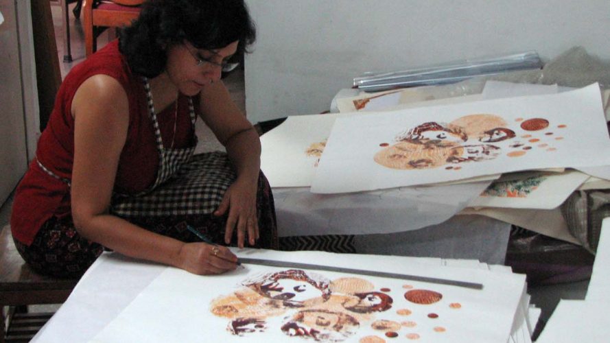2 - Kavita Nayar - Signing Artwork - DRS Arts Company