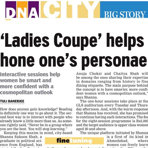 ‘Ladies Coupe’ helps hone one’s personae