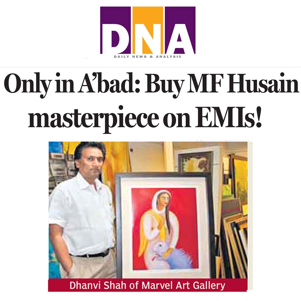 Only in A’bad : Buy M.F.Husain masterpiece on EMIs!
