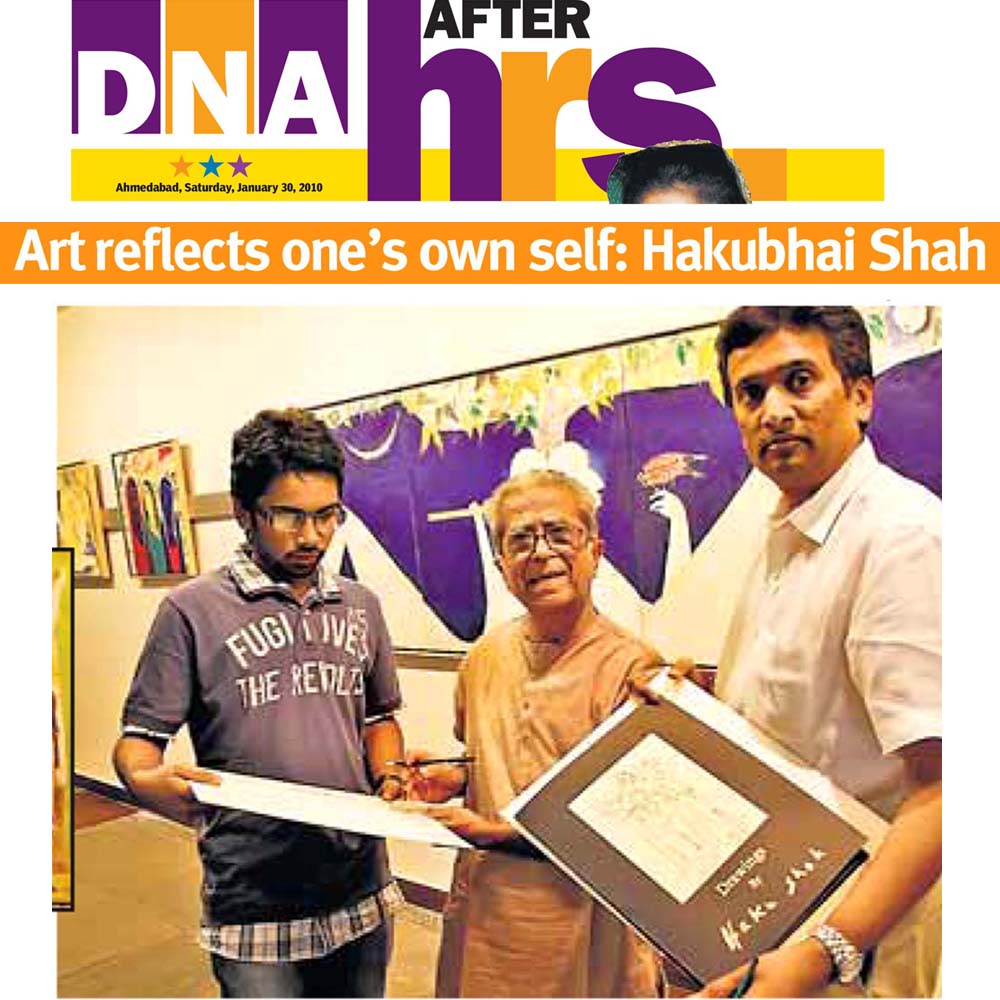 Art reflects one’s own self: Hakubhai Shah
