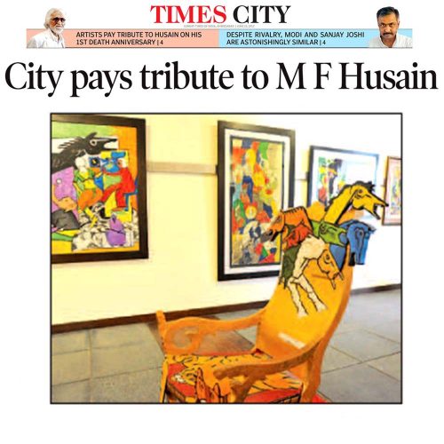 City pays tribute to M F Husain