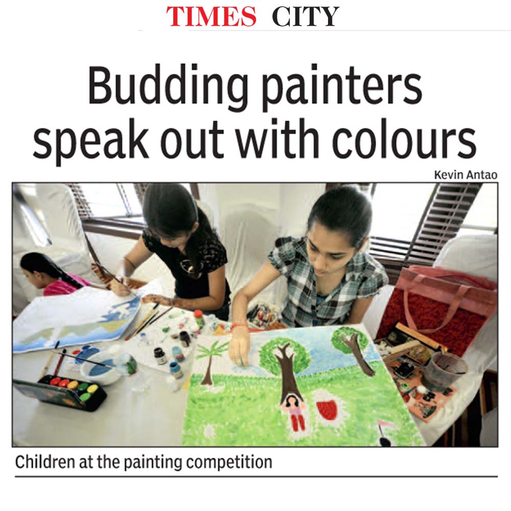 Budding painters speak out with colours