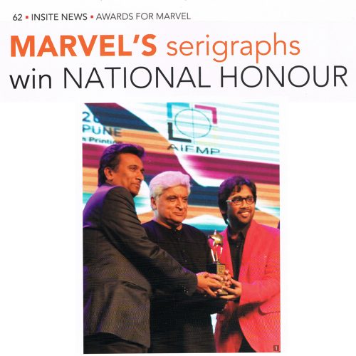 Marvel’s Serigraphs win  National Honour