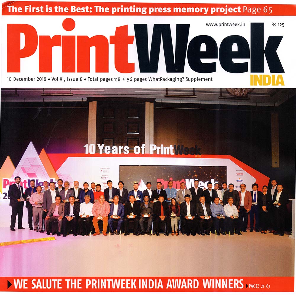 Printweek India Award winners ’18