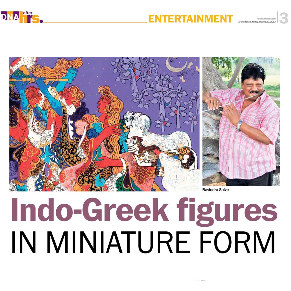 Indo-Greek figures in  miniature form