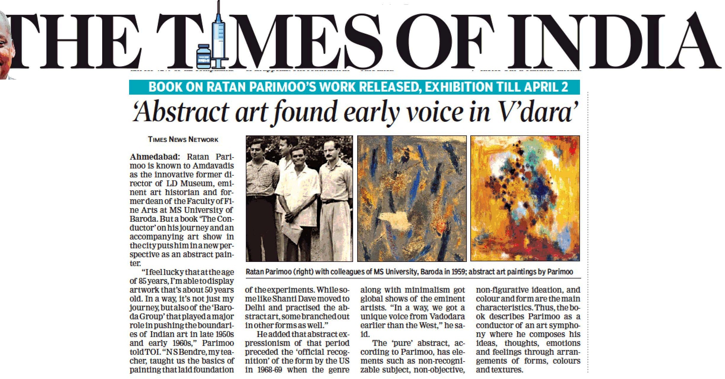 Abstract art found early voice in V’dara’